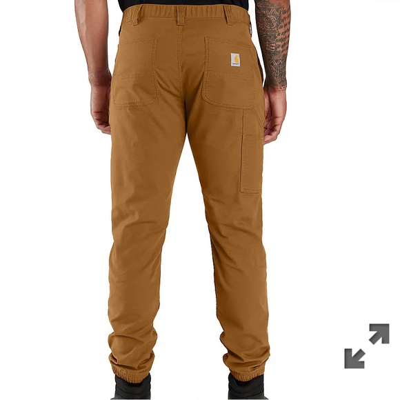 RUGGED FLEX RELAXED FIT CANVAS JOGGER PANT - Picture 2 of 4